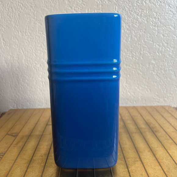 Le Creuset blue kitchen caddy coffee decanter ceramic - Picture 5 of 12